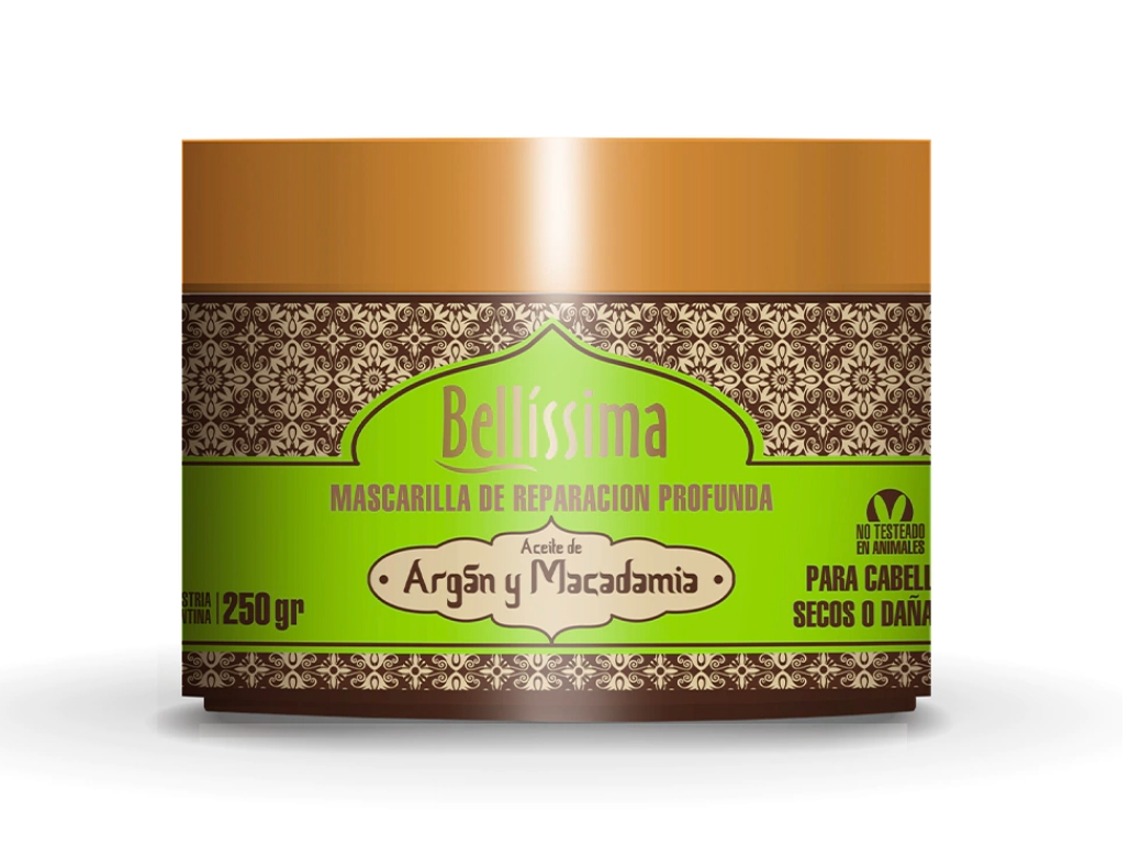 Mascarilla de argán y macadamia 250g