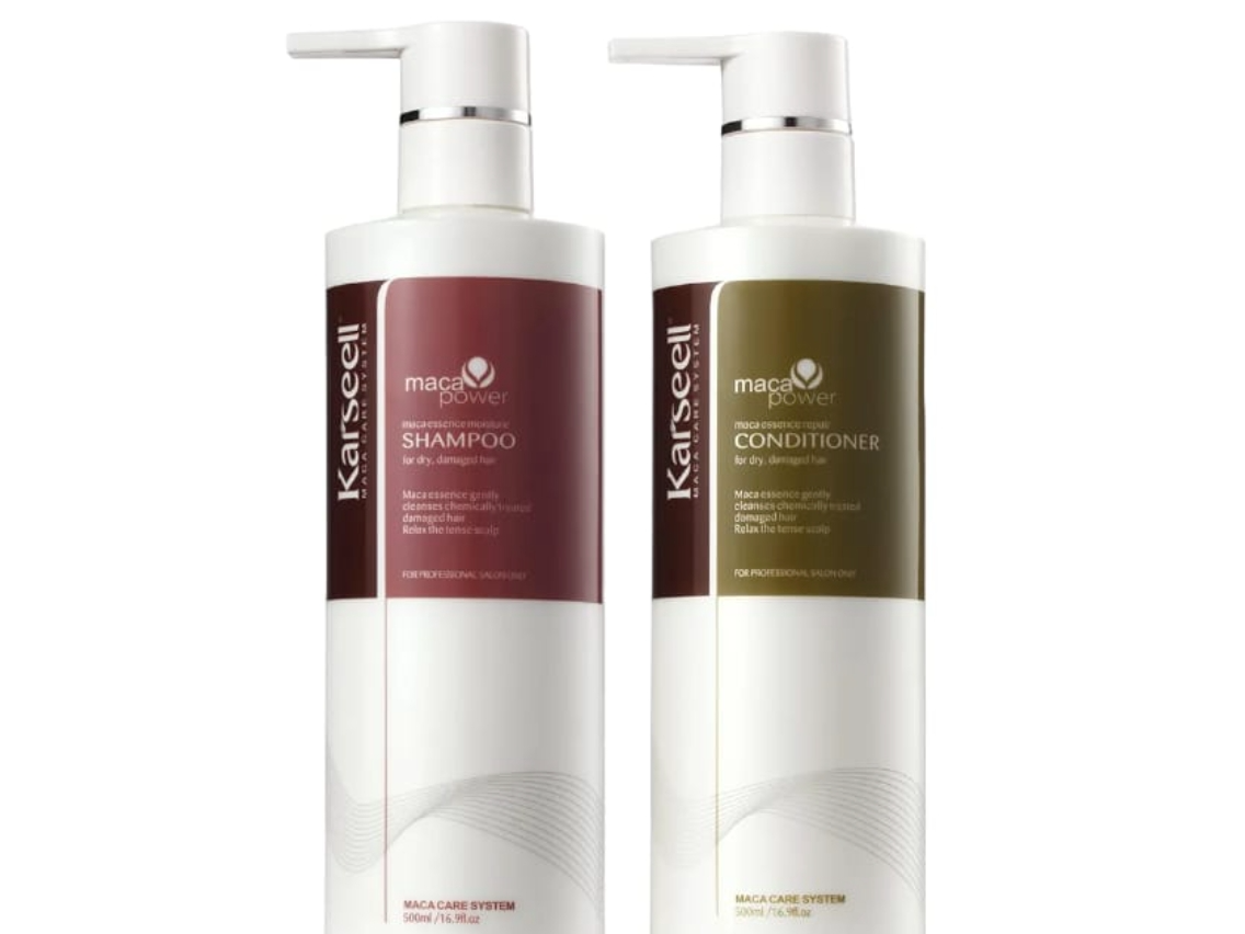 Shampoo y acondicionador maca power 500ml🤎