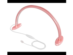 Lámpara media luna (rosa y blanca)