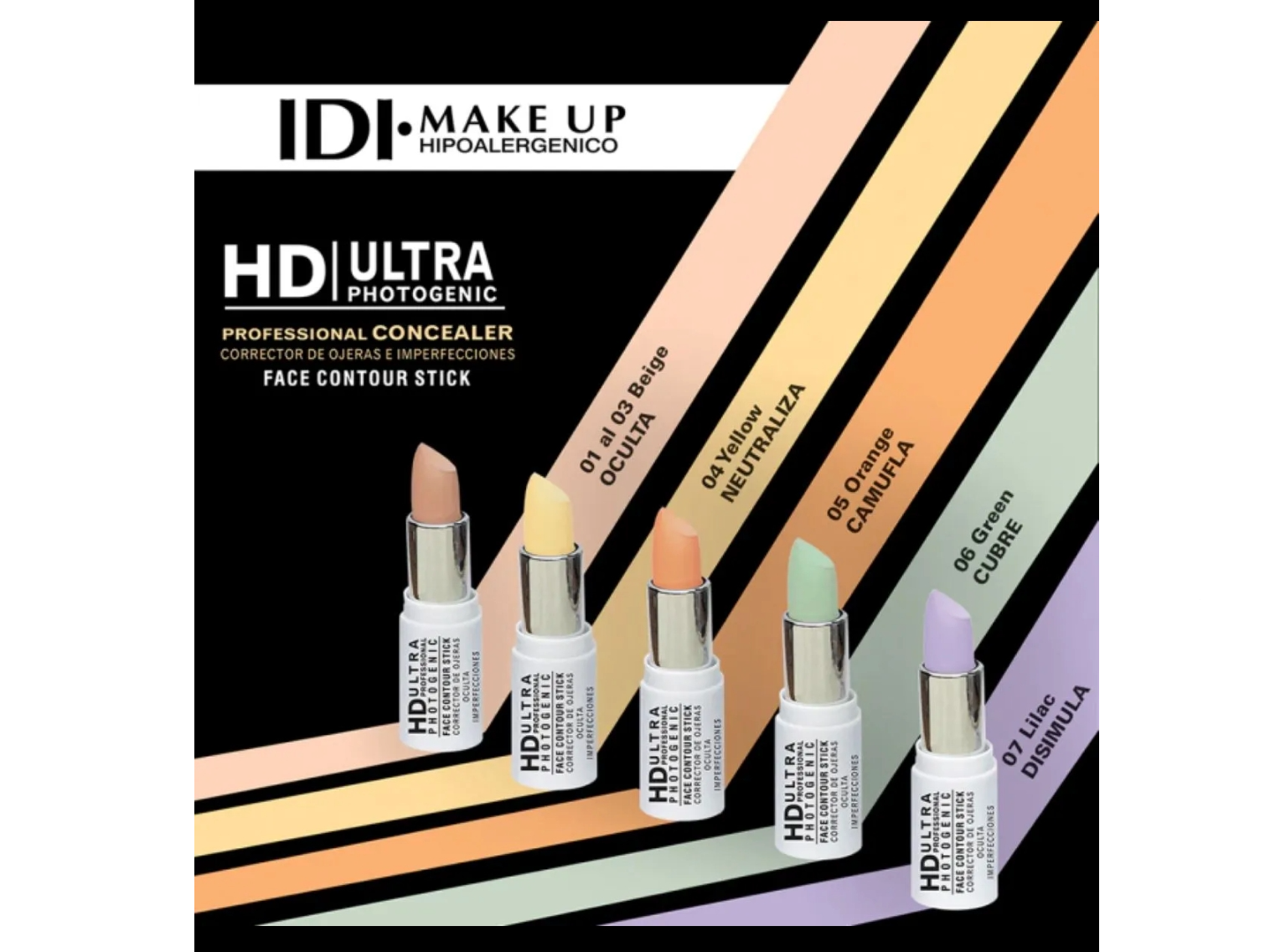 Corrector de colores Marca IDI