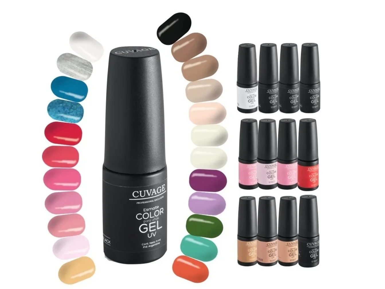 Esmaltes para cabina CUVAGE (por unidad).