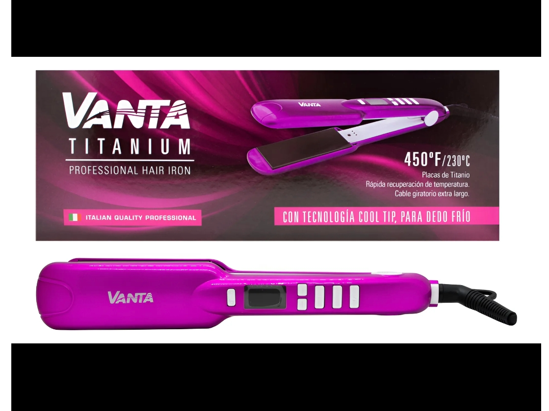 Plancha de pelo Vanta titanium