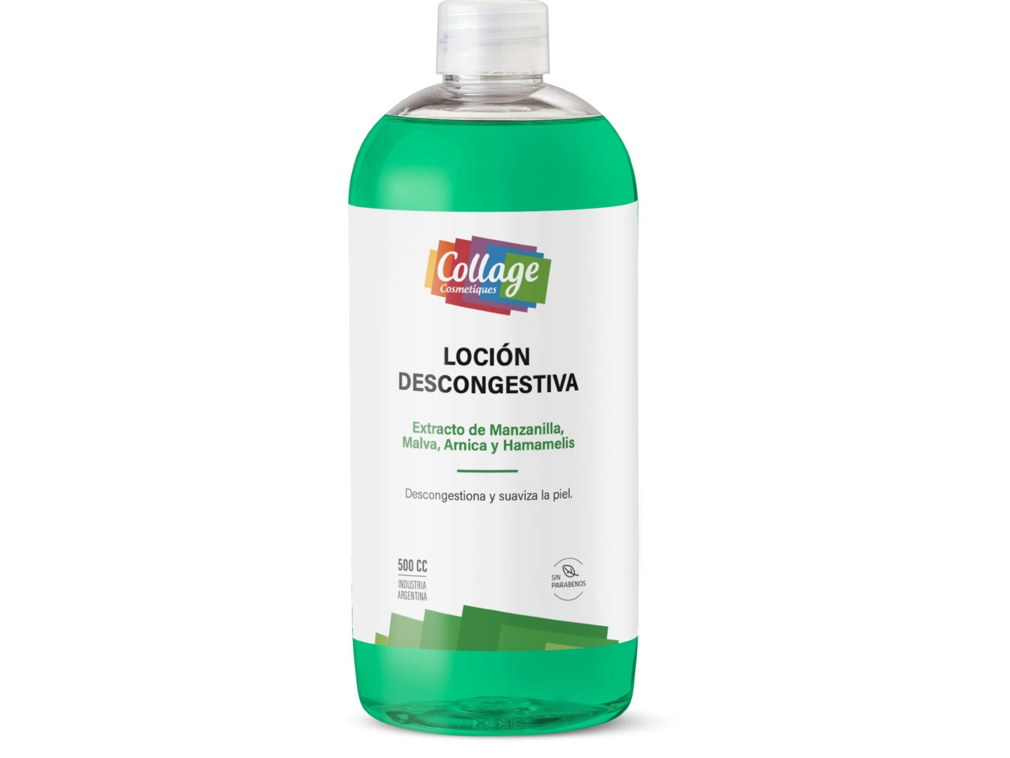 Loción tónico descongestiva 500cc.