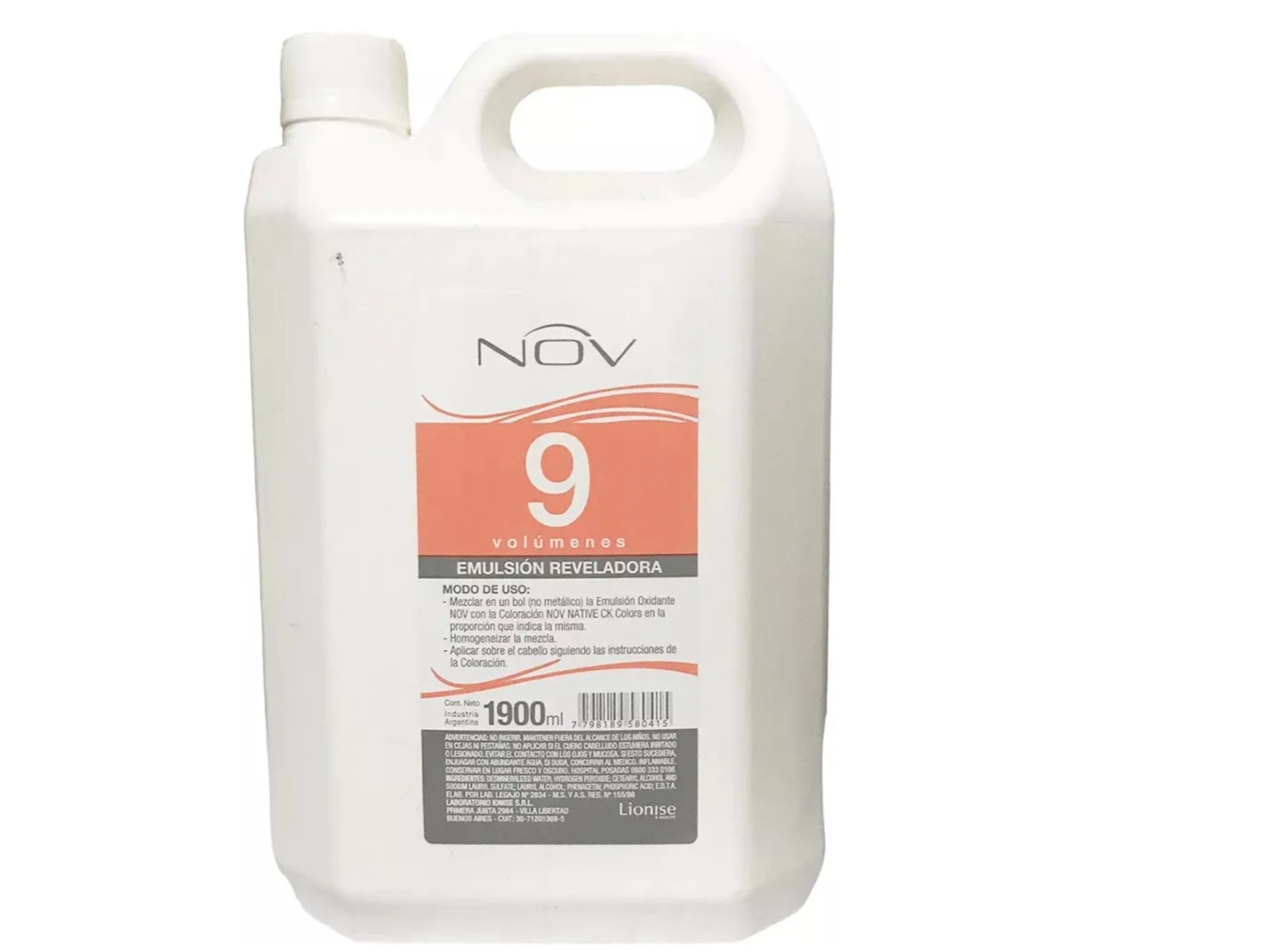 Oxidante 5 litros Volúmen 9.