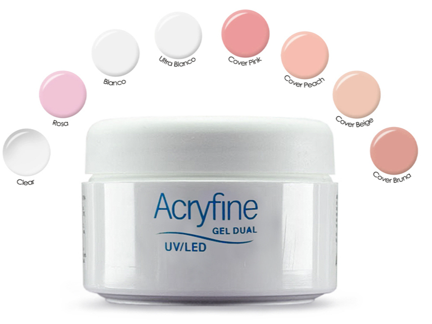 Acryfine gel dual (consultar por colores disponibles)