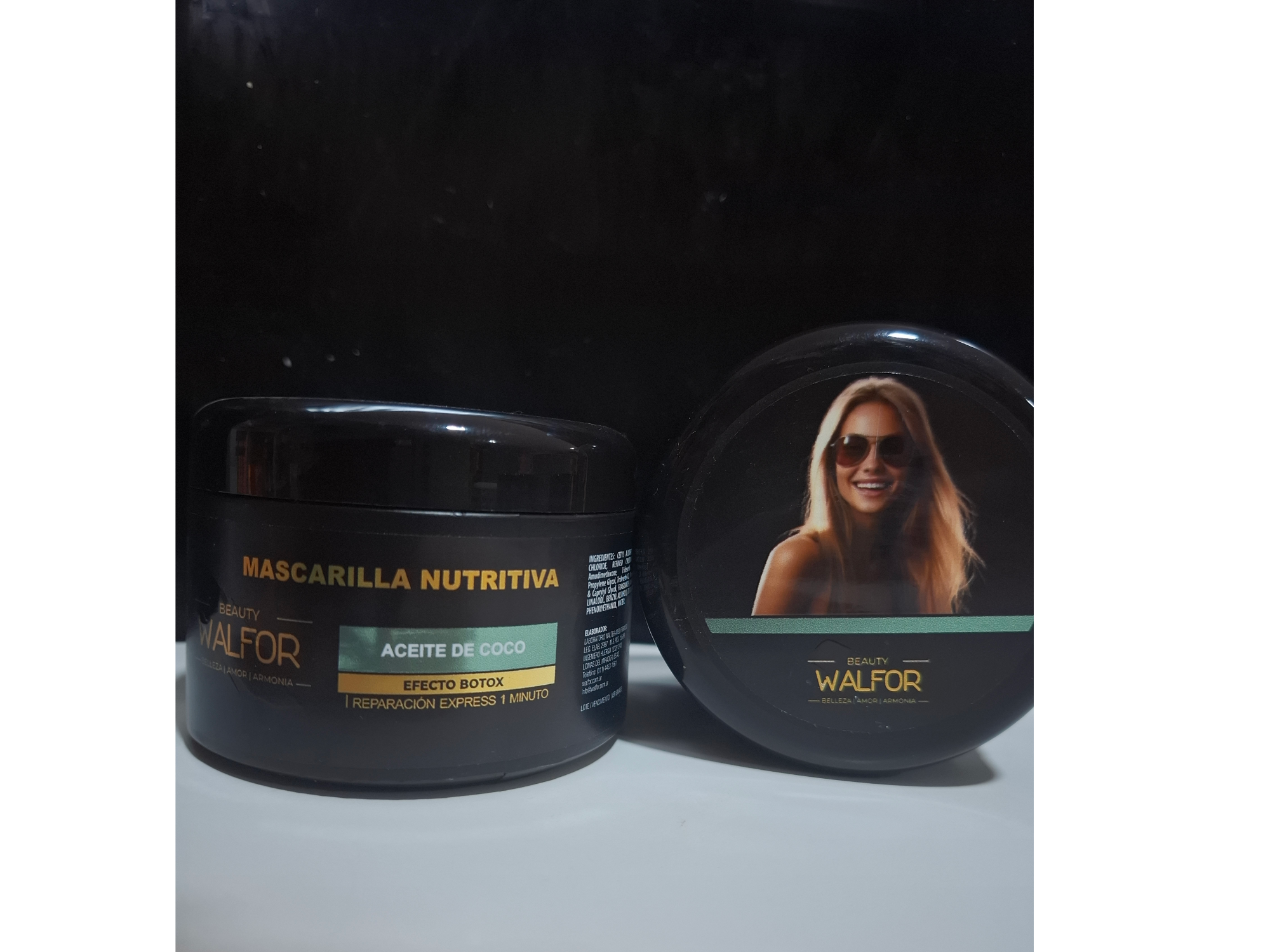 Mascarilla nutritiva aceite de coco