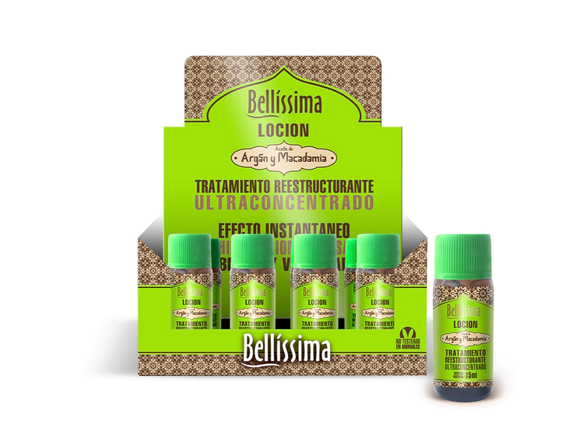 Loción ampollas argán y macadamia 15ml