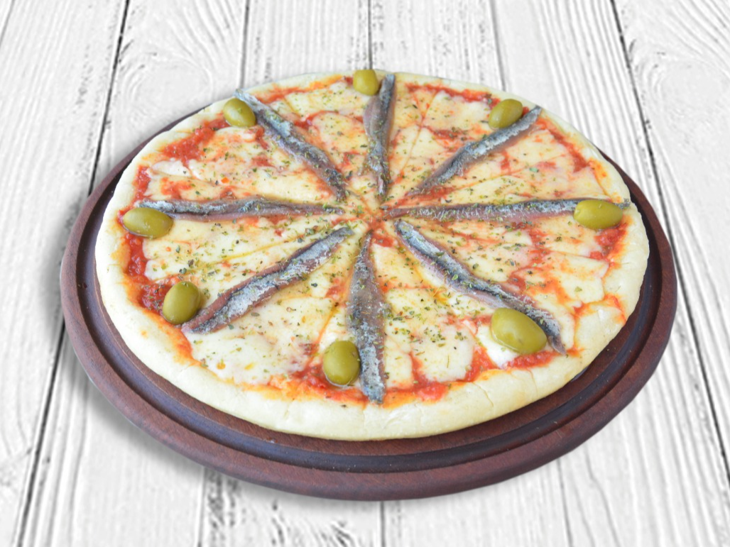 Muzza Con Anchoas (Foto Ilustrativa)