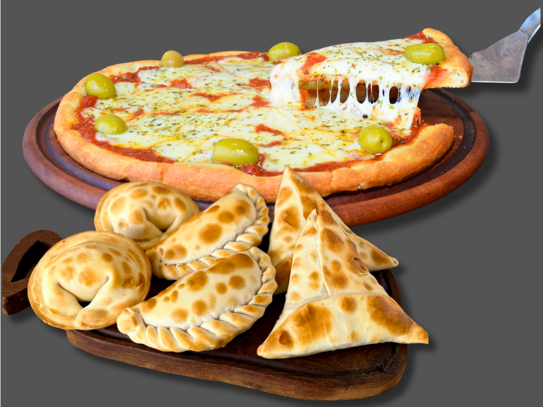 Muzzarella + 6 Empanadas