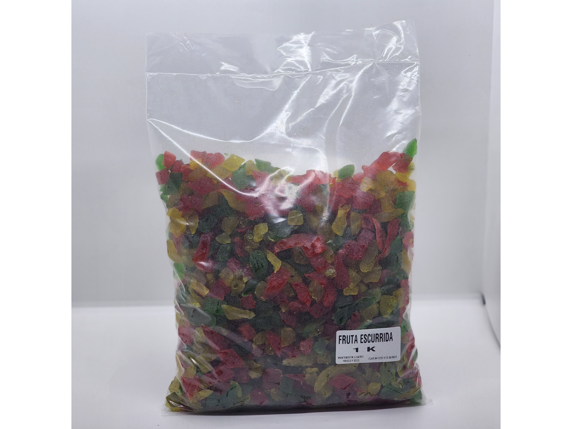 FRUTA ESCURRIDA 1 KG