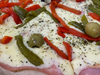 Especial jamon y morrones