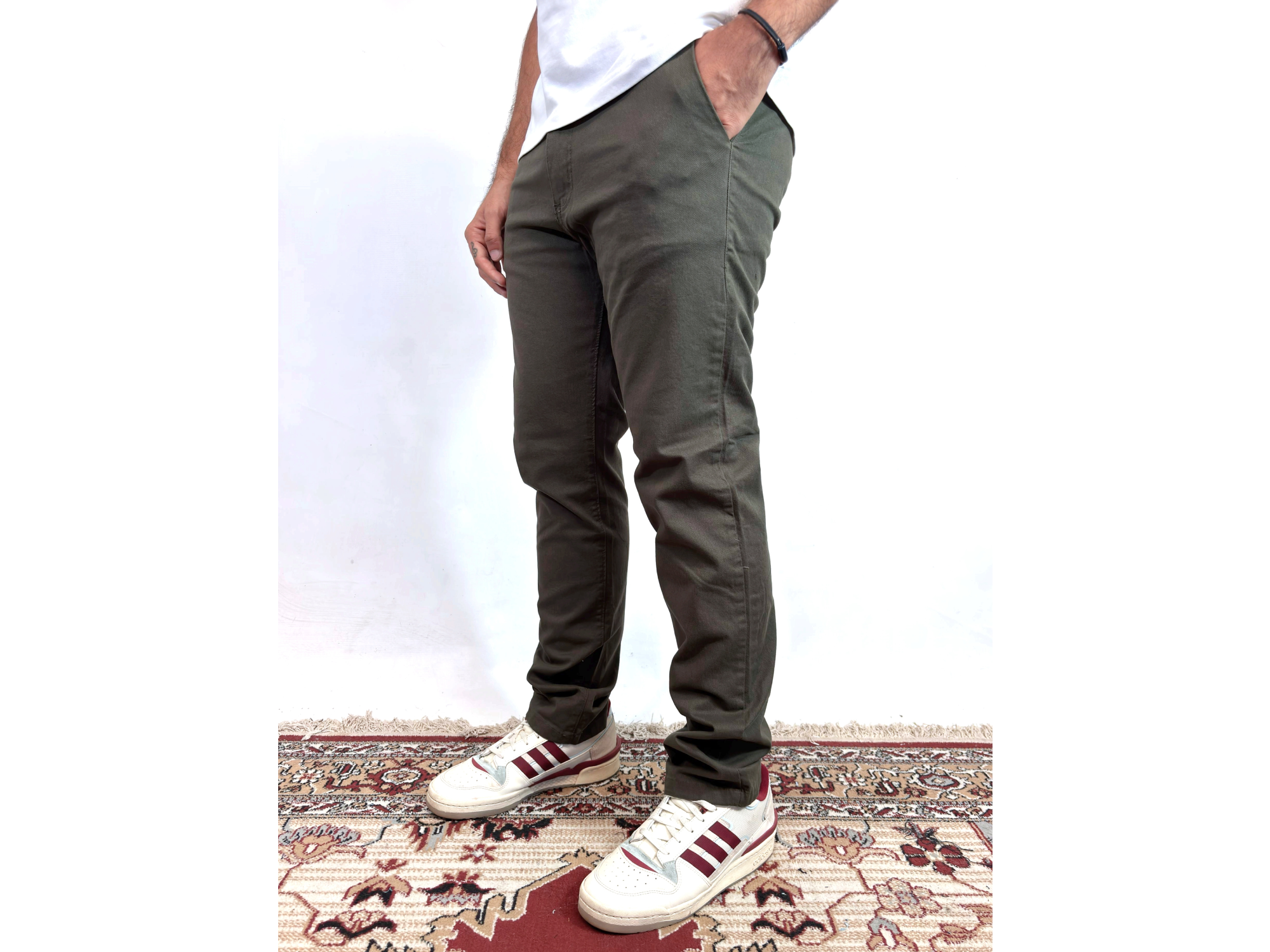 Pantalon Chino Verde