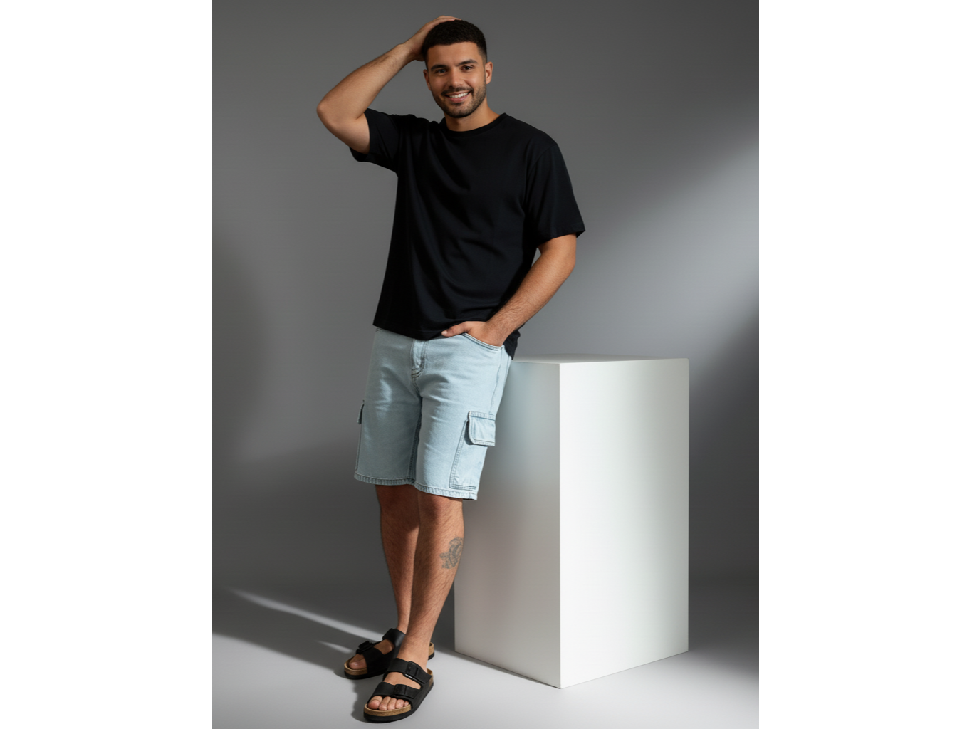 Bermuda  Jeans Cargo  Bay