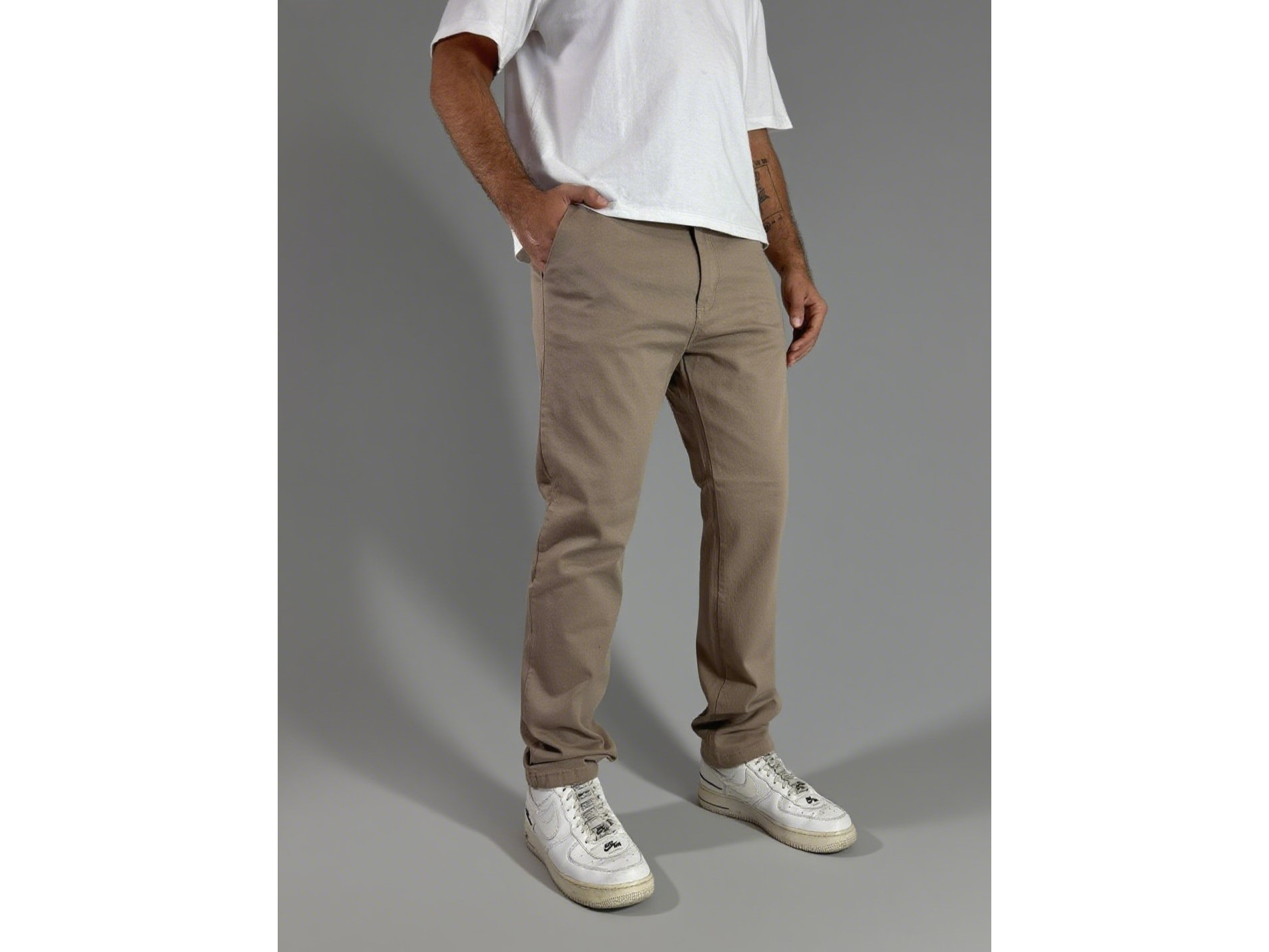 Pantalon Chino Beige