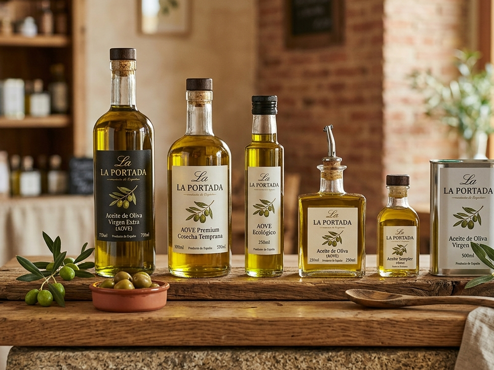 ACEITES DE OLIVA LA PORTADA PREMIUM de Crocante Naturaleza