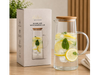 JARRA VIDRIO BOROSILICATO CON TAPA 1470ML