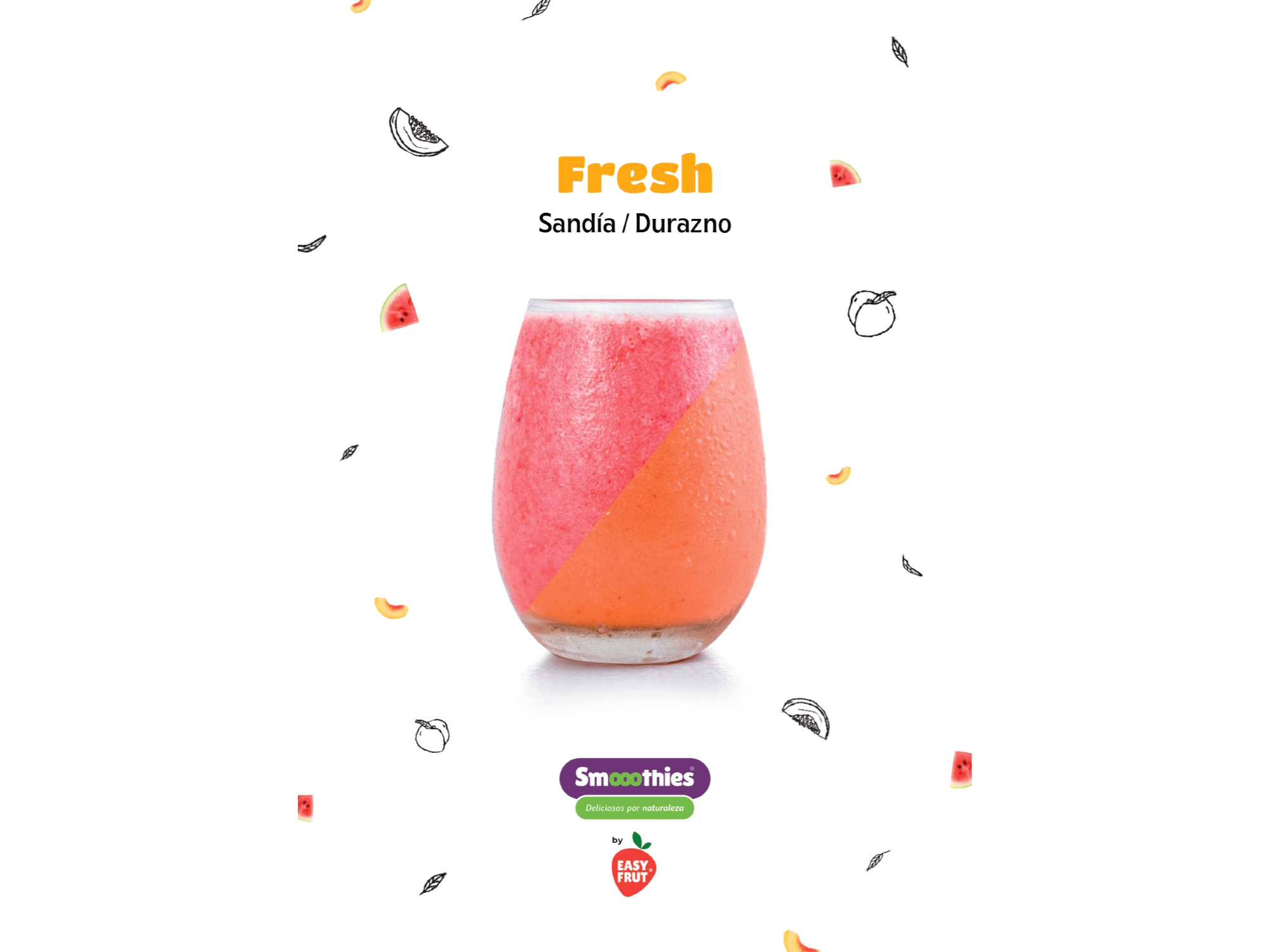 SMOOTHIES DUO 3 - FRESH - SANDIA / DURAZNO