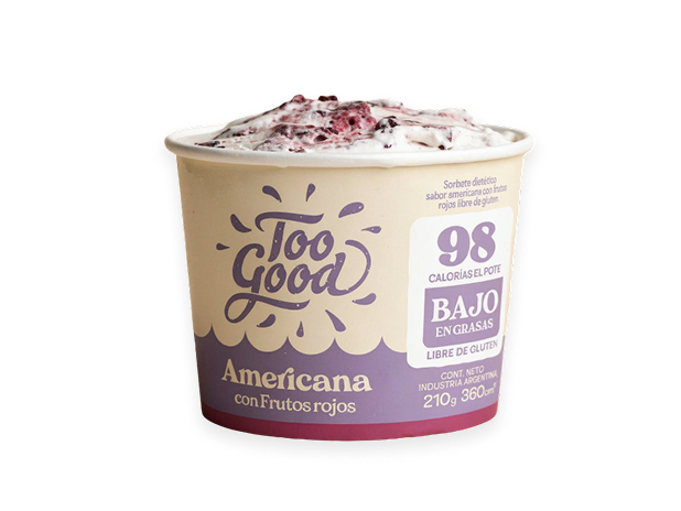 LINEA BAJA CALORIAS - AMERICANA  X CAJA DE 18 POTES DE 210G