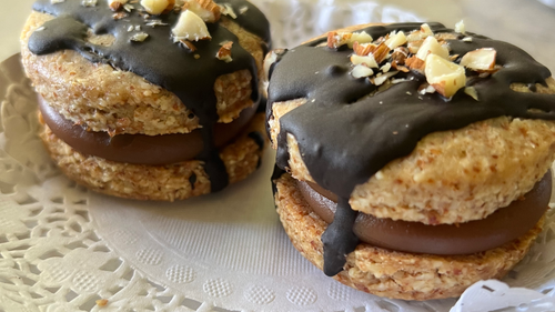 Alfajores low carb/ sin azúcar