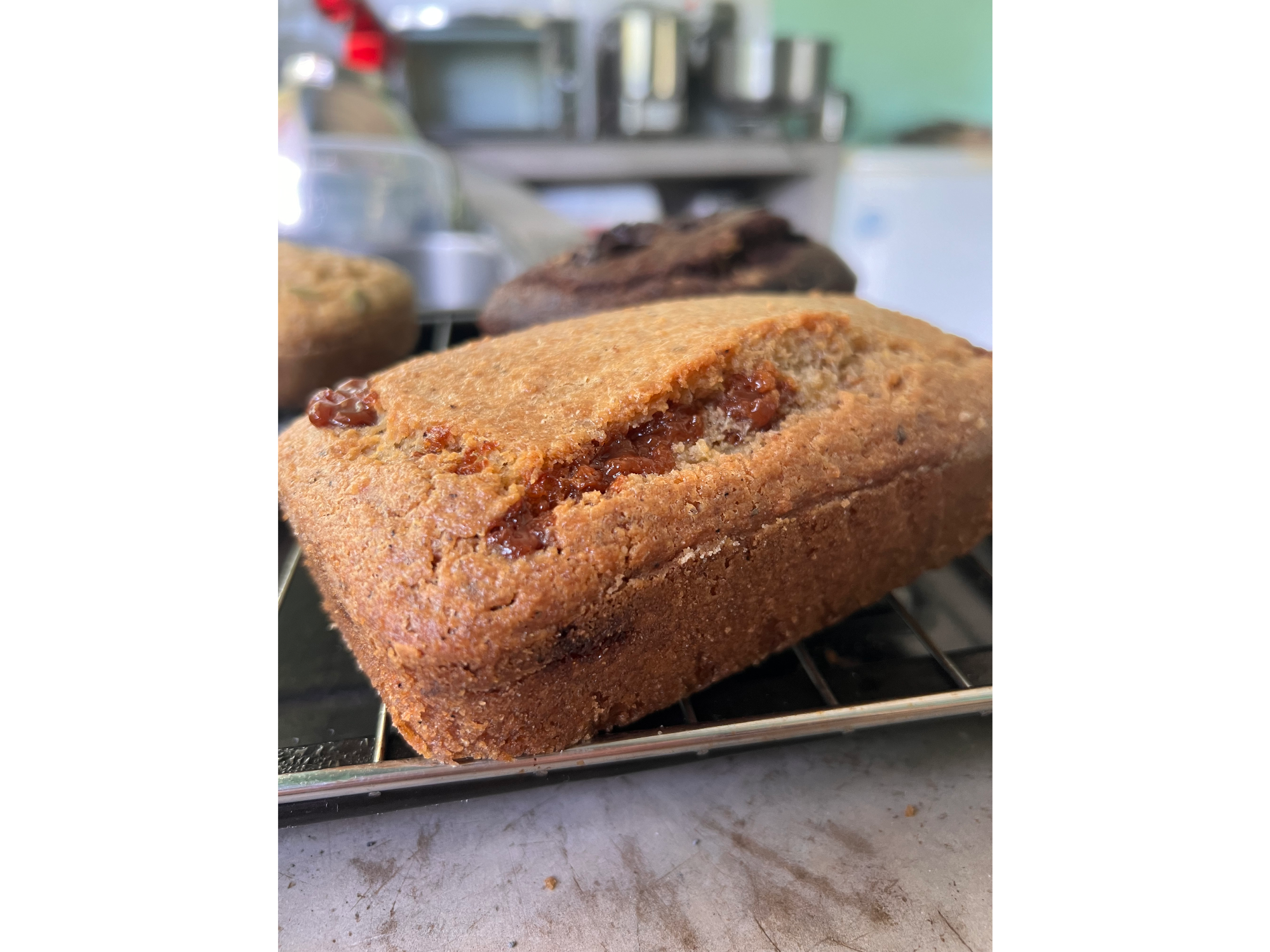 BUDÍN CON DULCE DE LECHE S/azucar