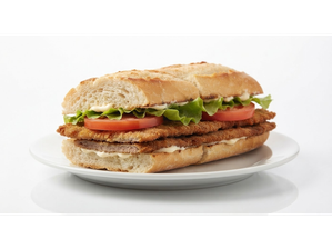 Sandwiche de milanesa + papas de Ciruela