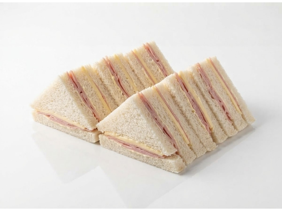 Sandwiches de miga de Ciruela