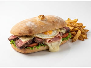 Lomo especial + papas de Ciruela