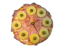 MEDIA PIZZA ANANA Y JAMON