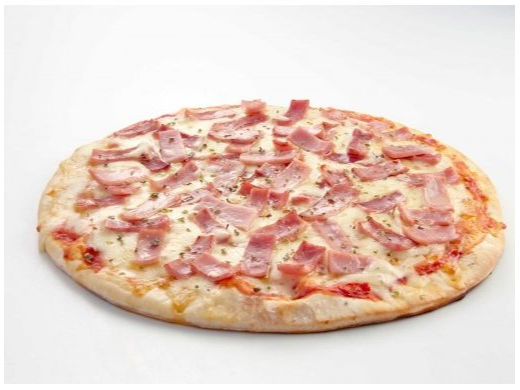 MEDIA PIZZA JAMON Y QUESO