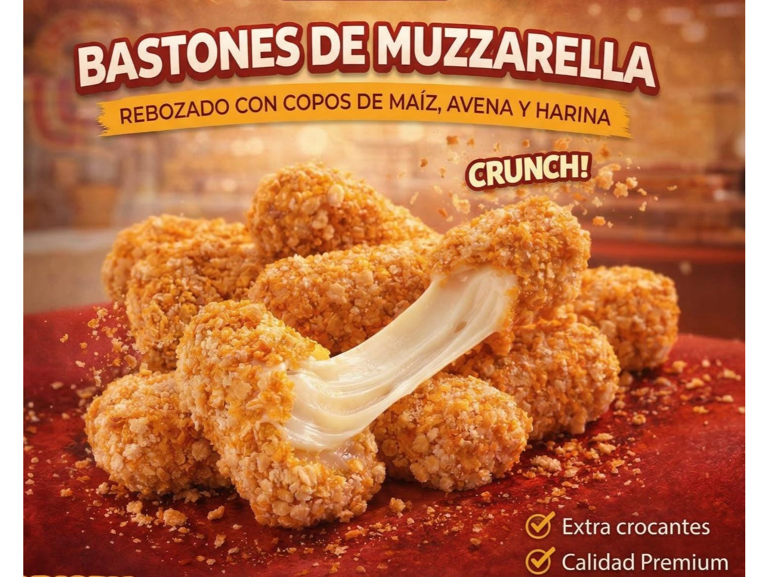 Bastones de Muzzarella