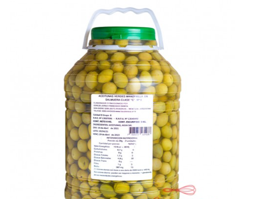 Aceituna verde N°0  5kg