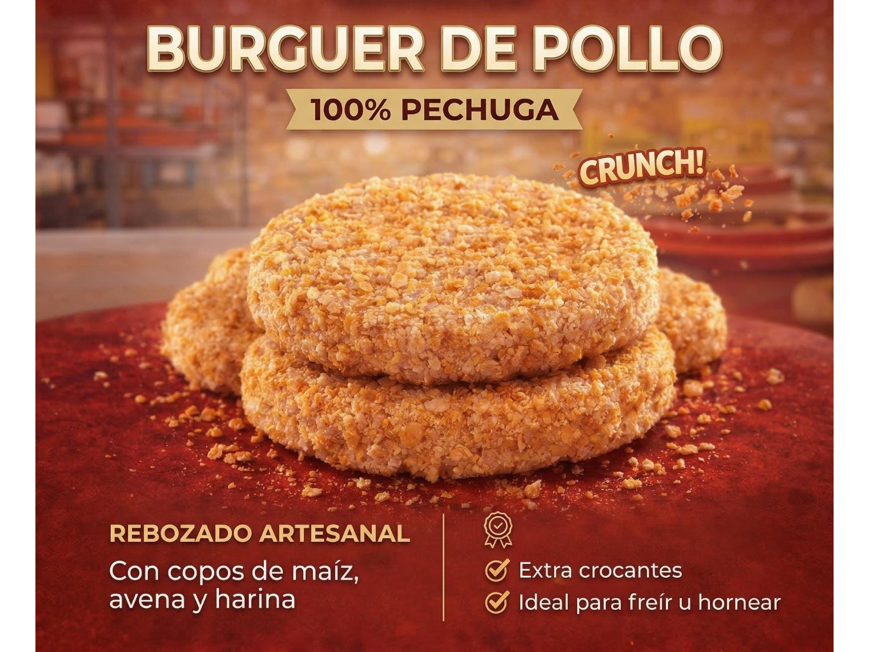 Burguer de pollo