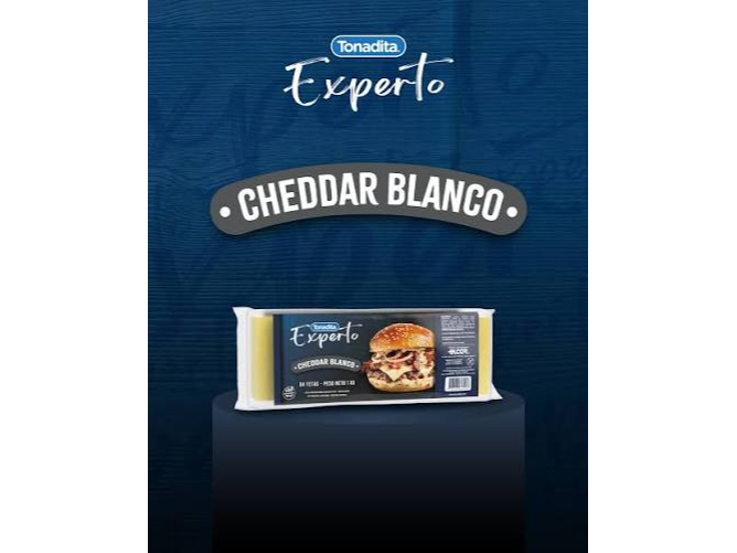 Cheddar Blanco feteado TONADITA