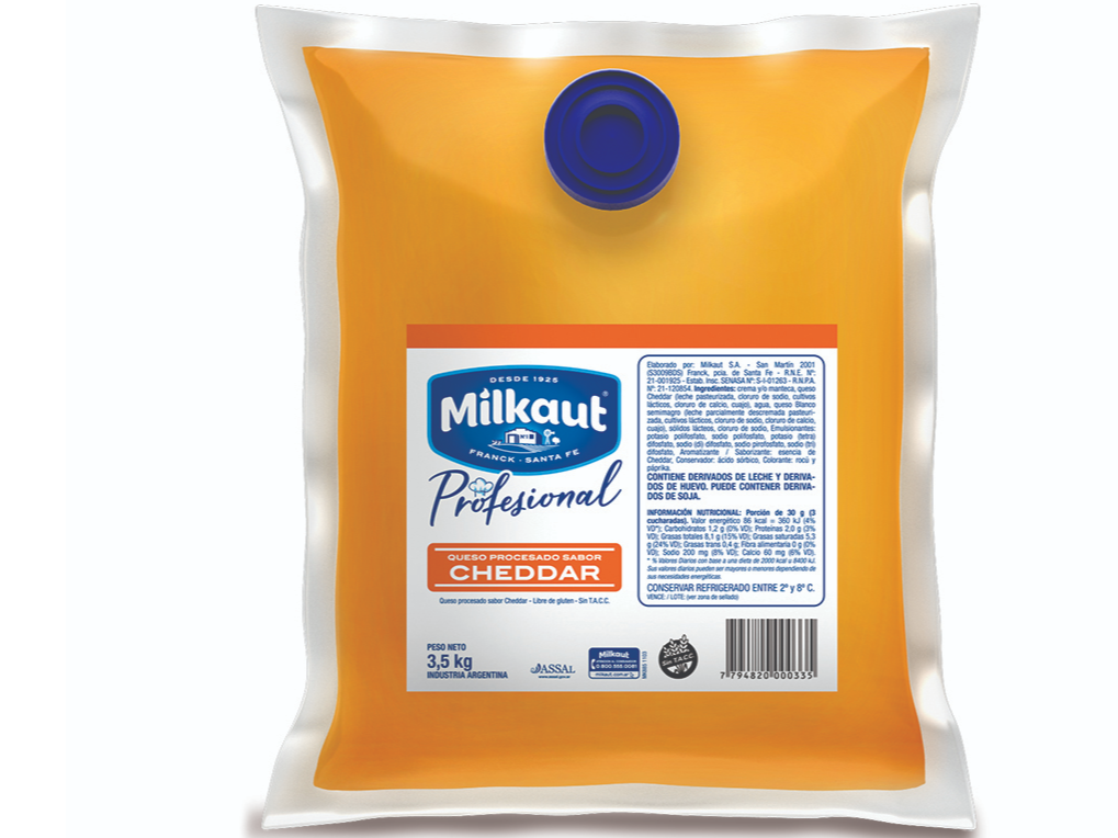 Cheddar pouch MILKAUT