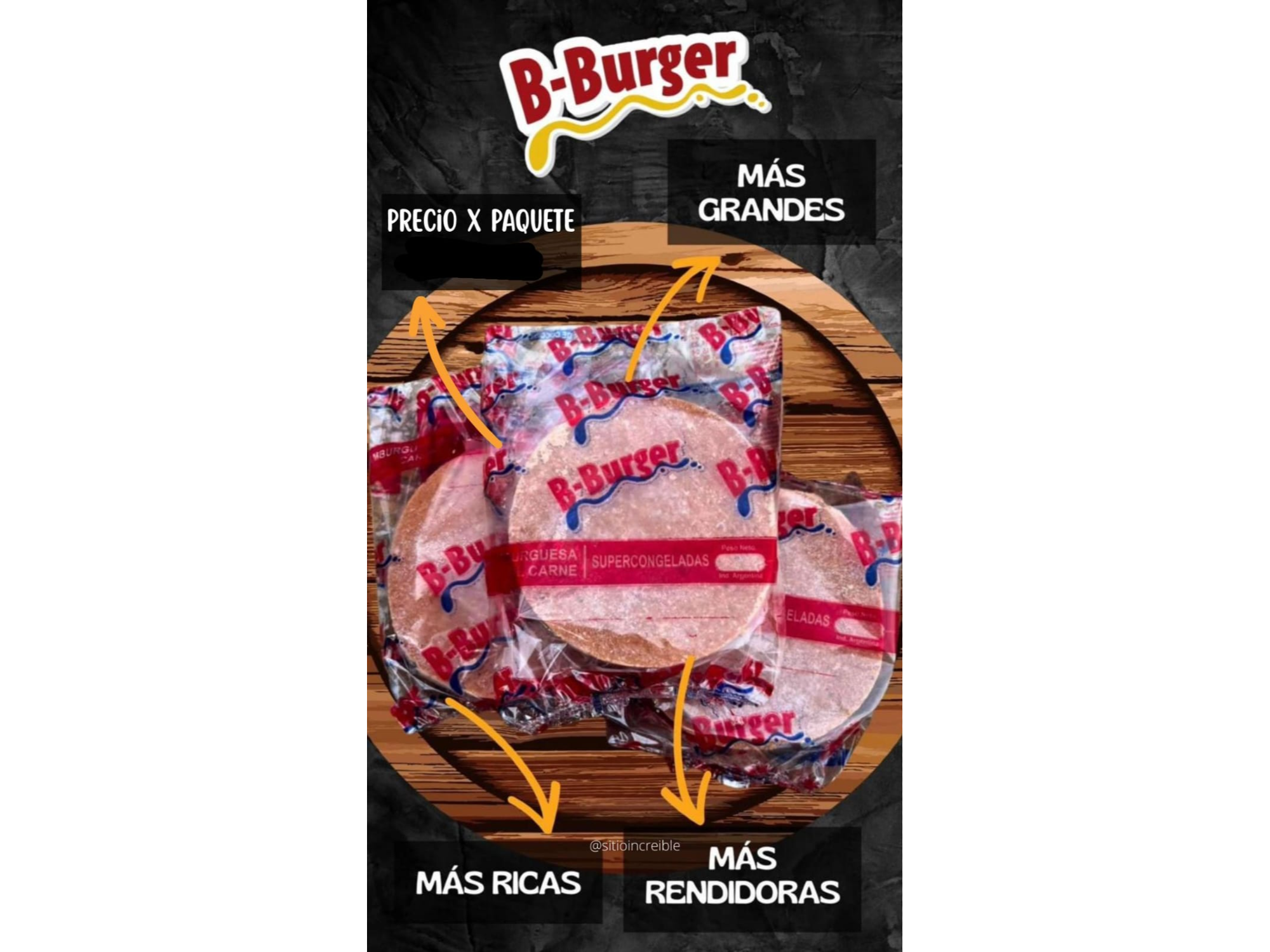hamburguesas 170g