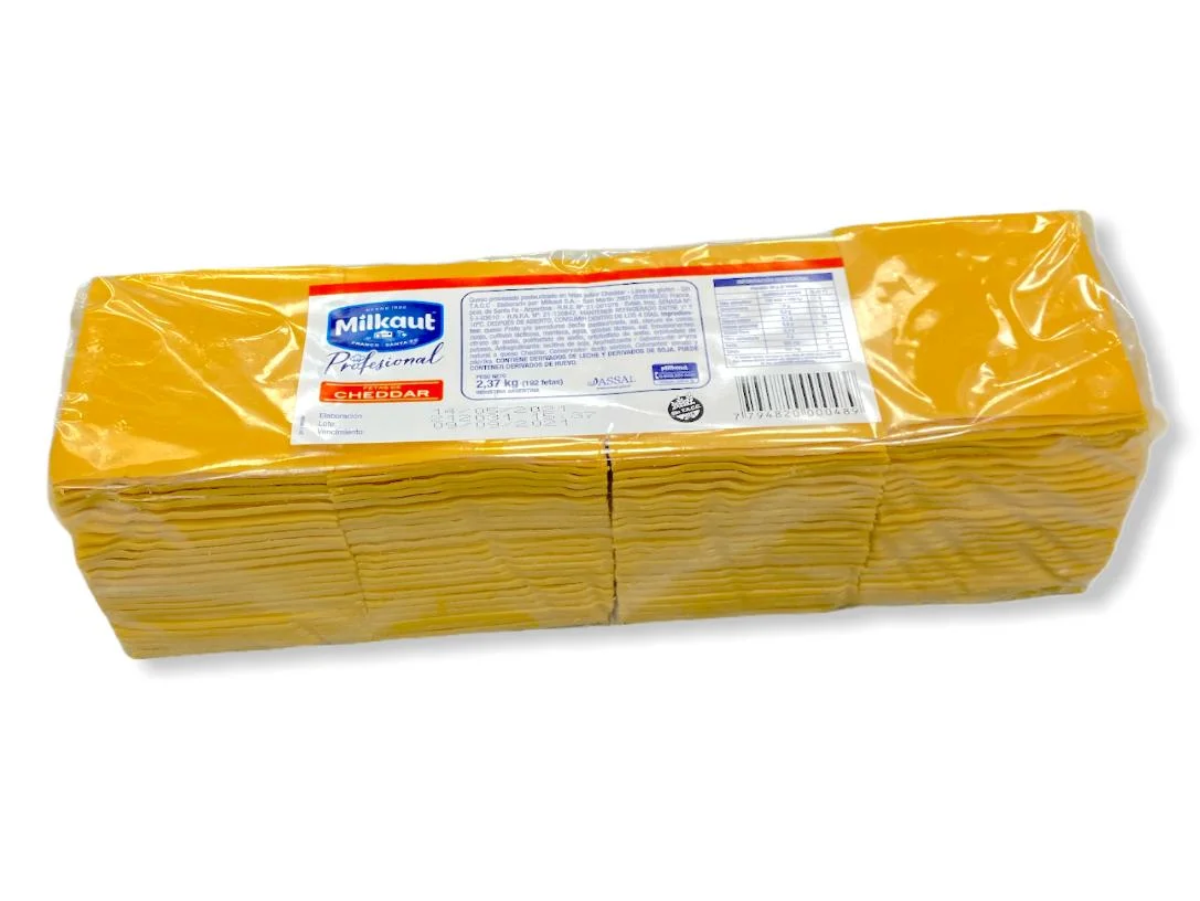 Cheddar fetas MILKAUT