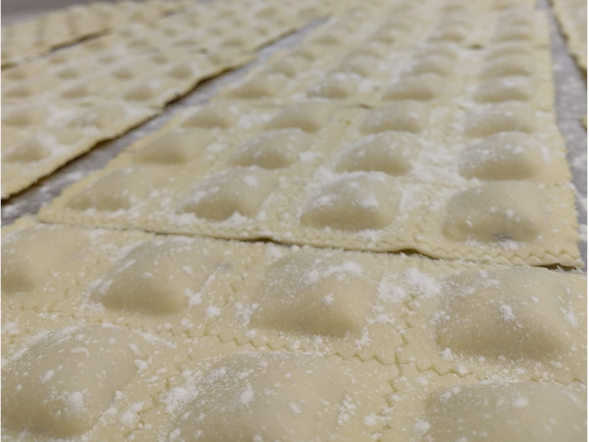 Ravioles de Calabaza y Muzzarella