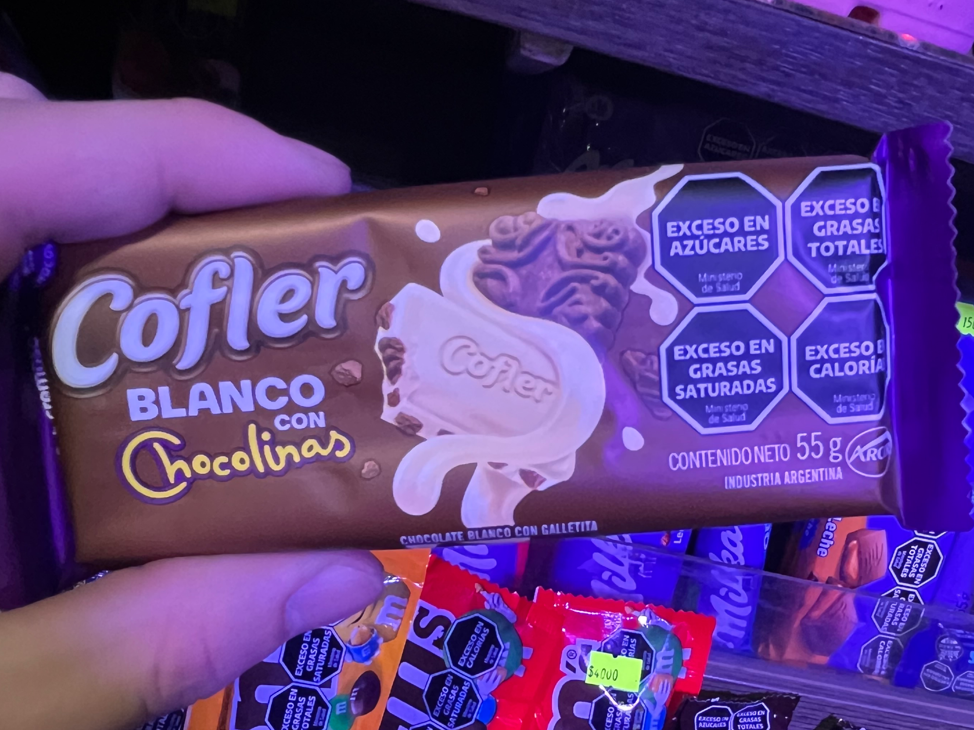 Cofler Blanco Chocolinas