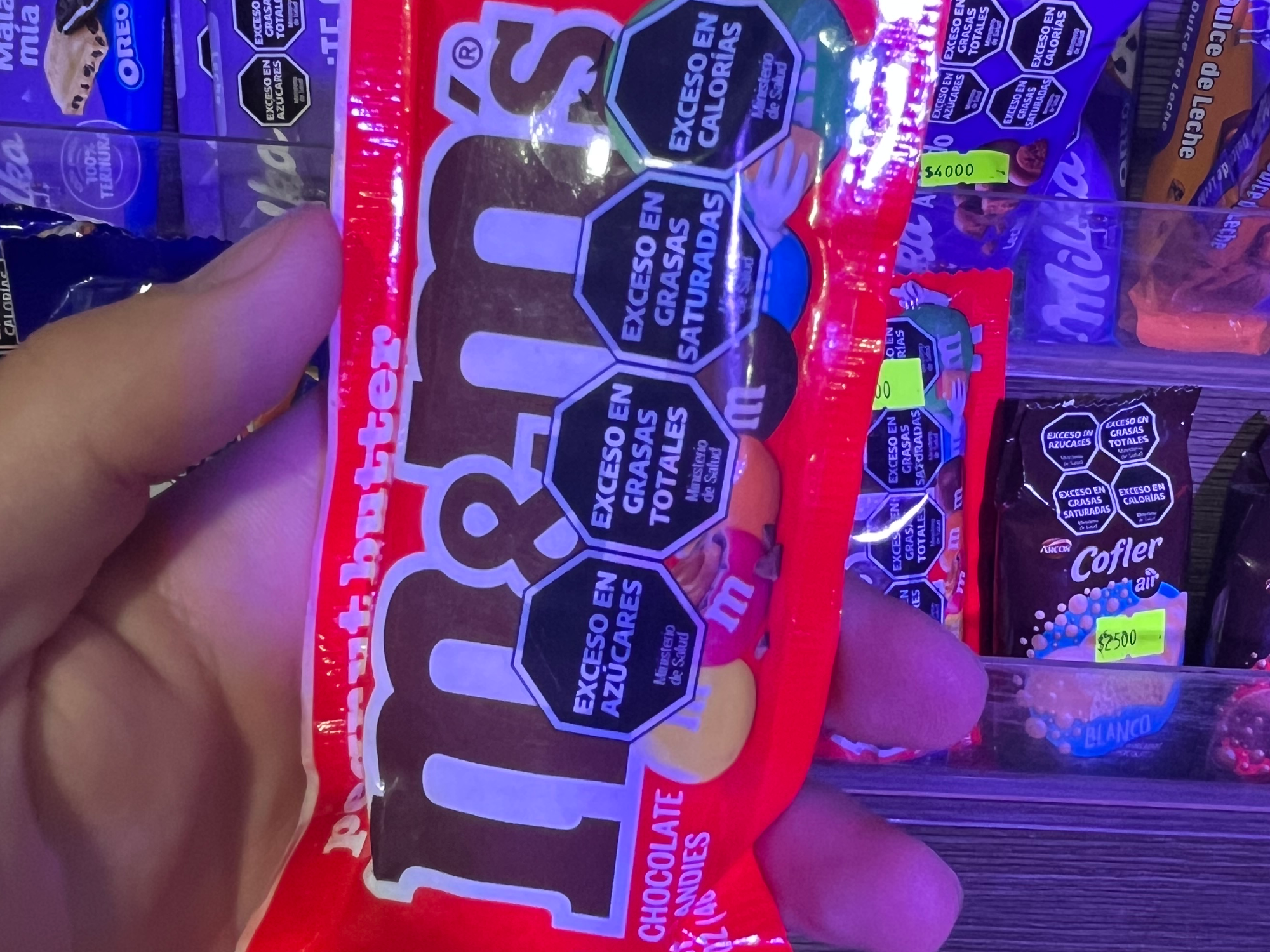 M&M peanut butter