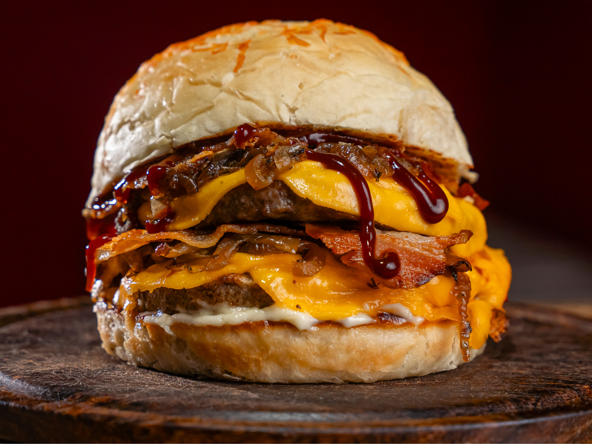 Burger doble cheddar