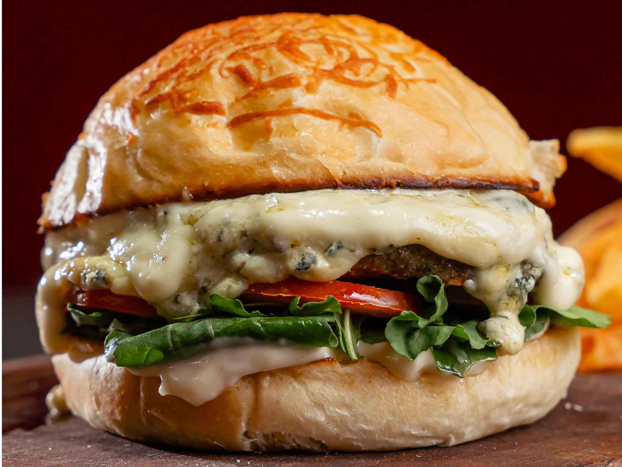Burger queso azul