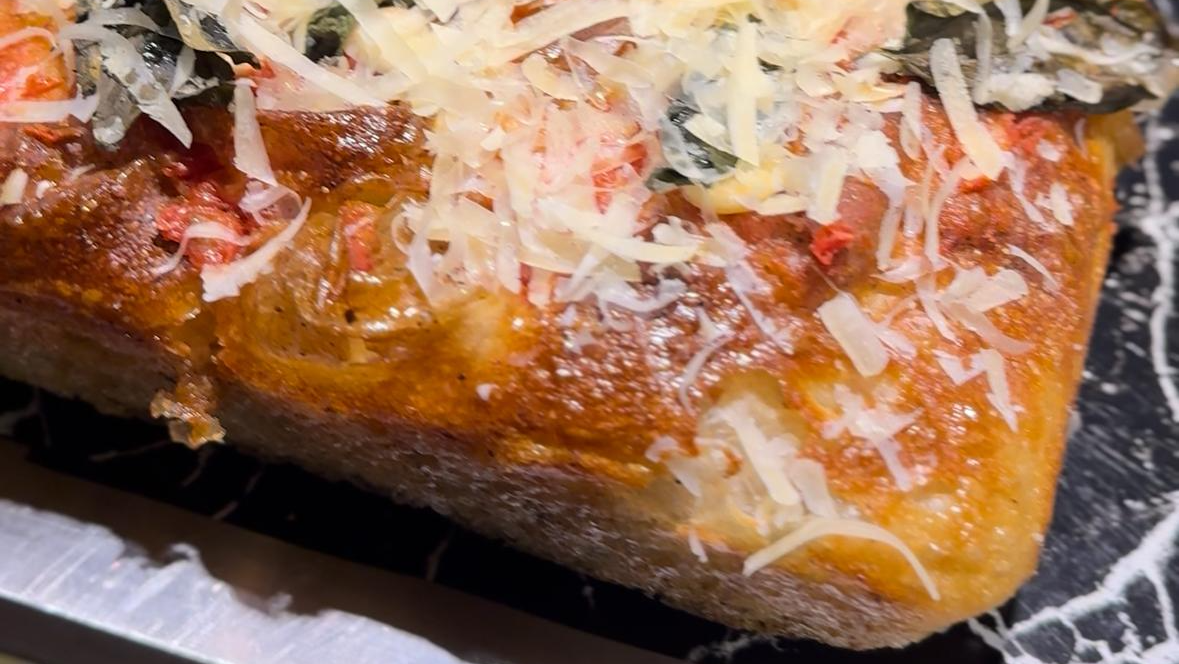 Focaccia saborizada