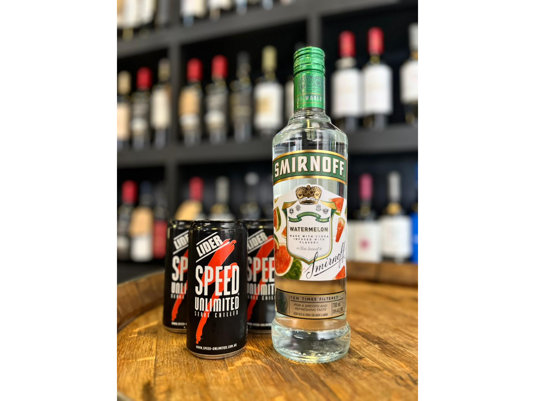 Smirnoff saborizado + 3 speed