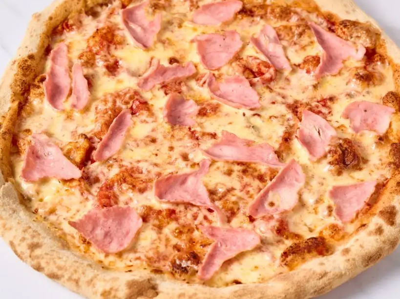 Pizza Mozzarella y Jamón Cocido