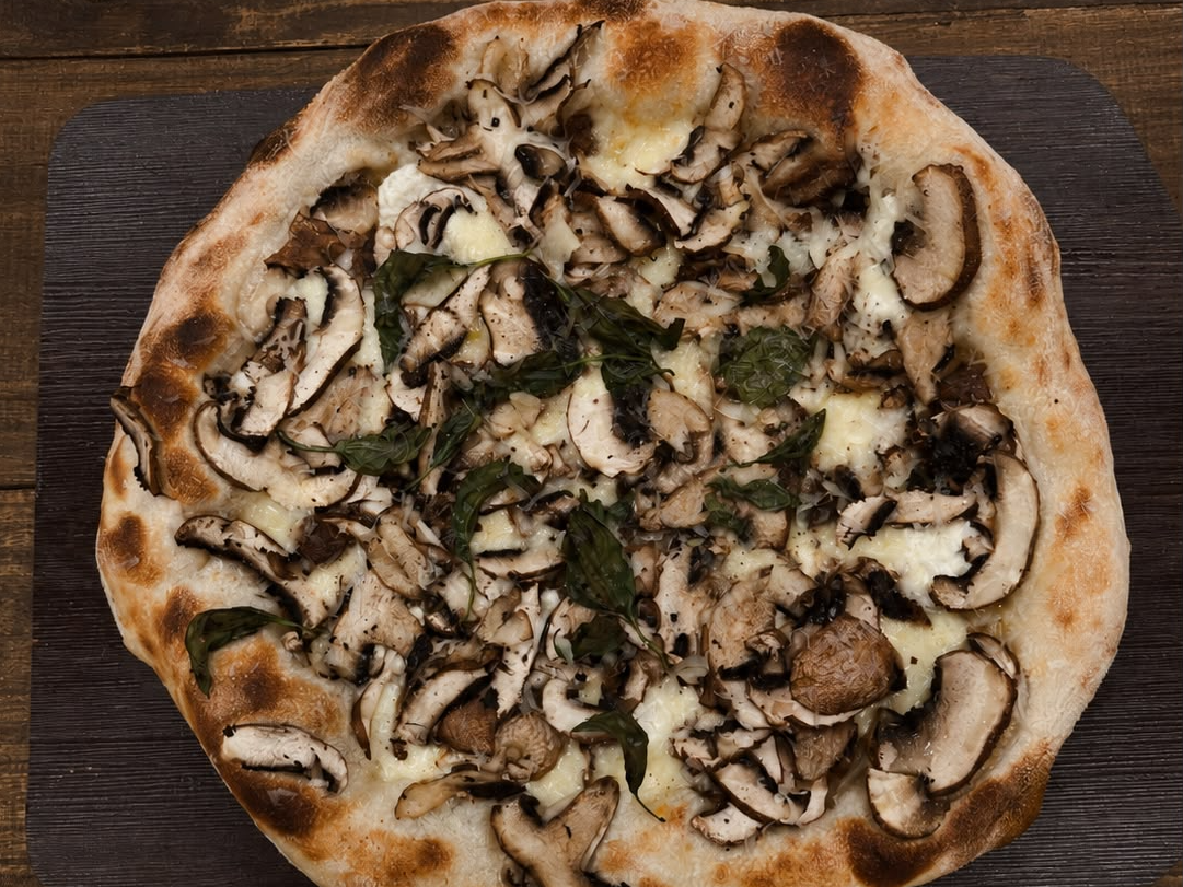 Pizza de Champiñones