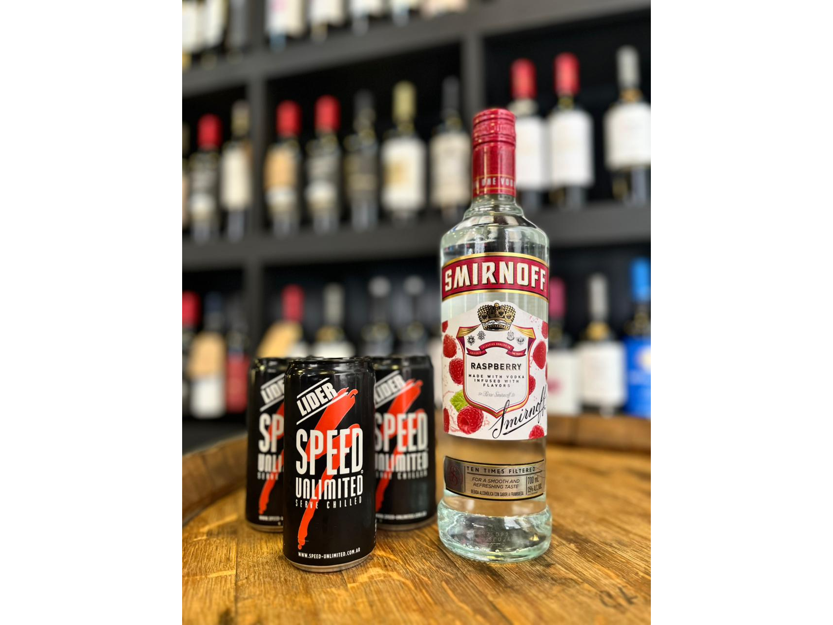 Smirnoff saborizado + 3 speed