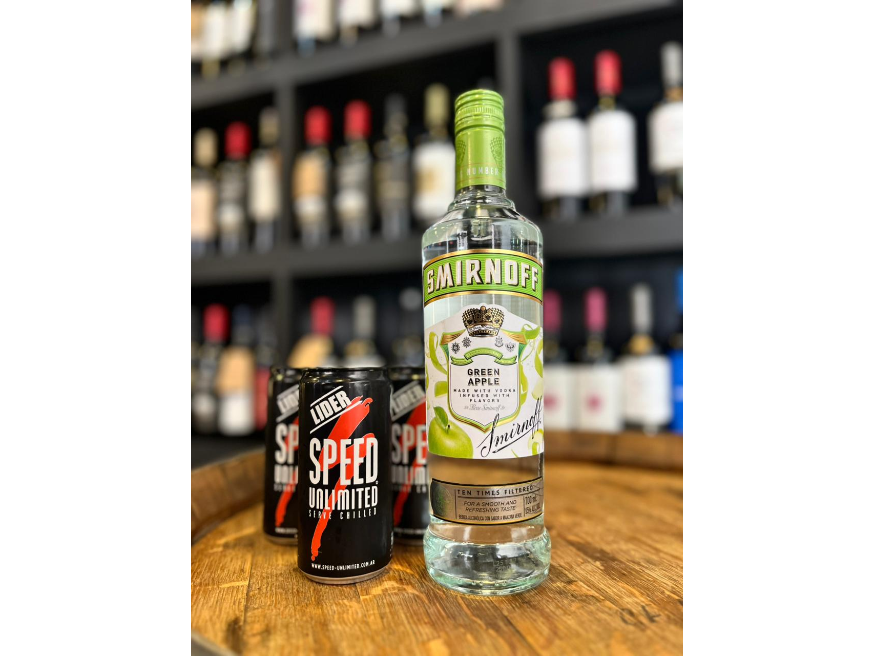 Smirnoff saborizado + 3 speed