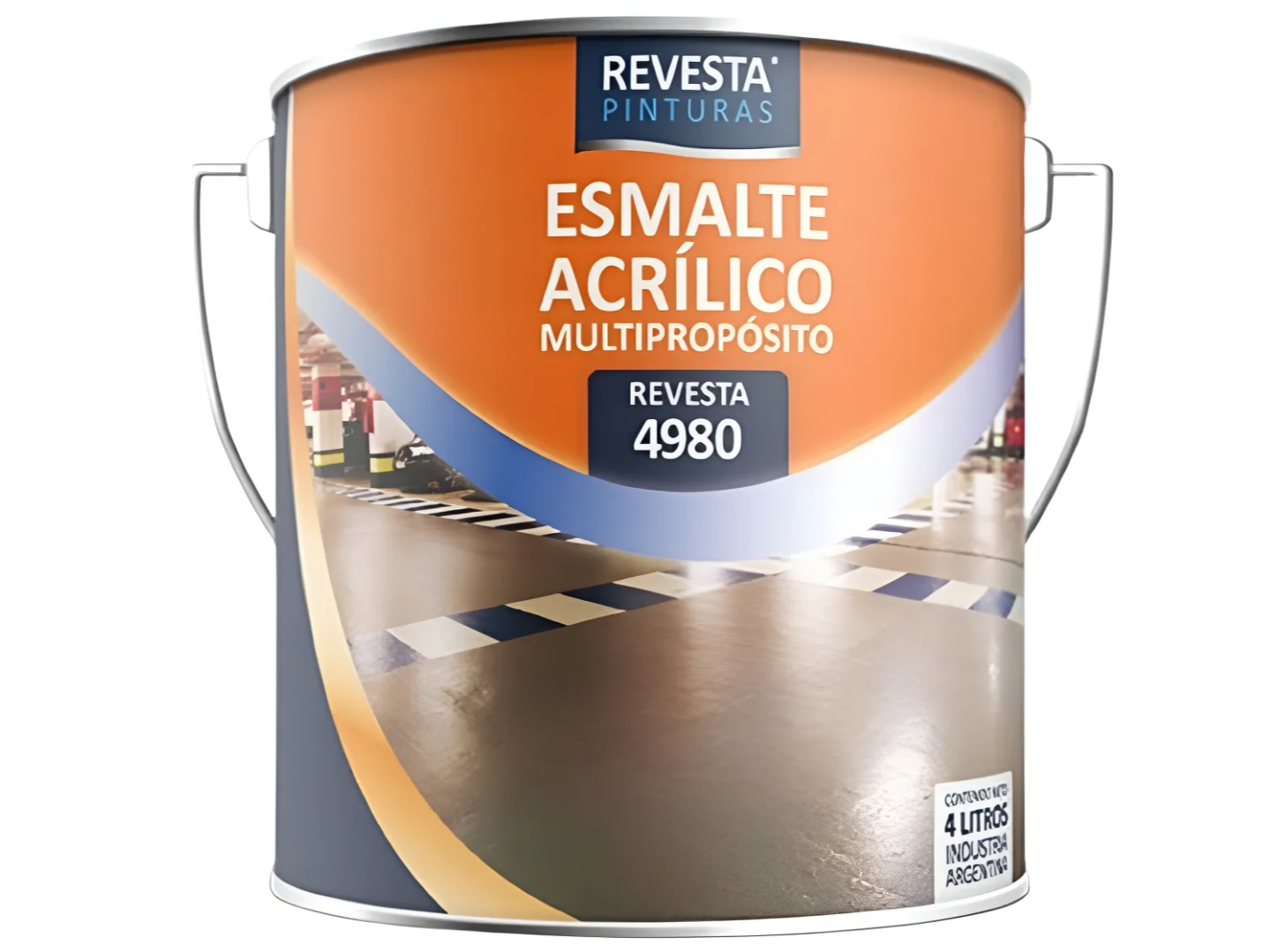 Esmalte Acrílico Revesta  4980 presentación 1 litro