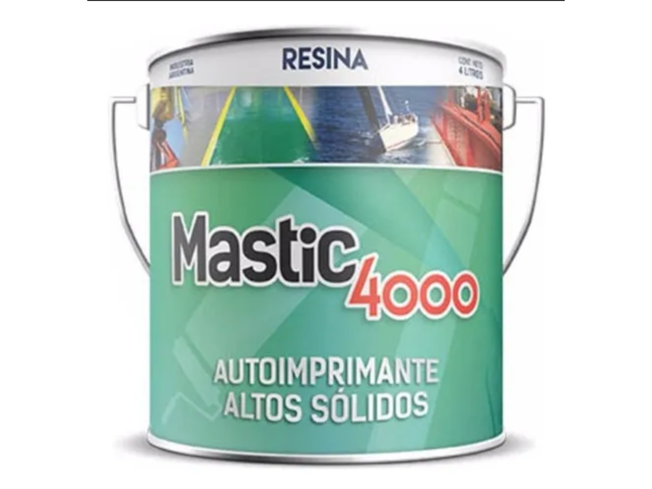 Epoxi de Altos Sólidos autoimprimante Revesta Mastic 4000