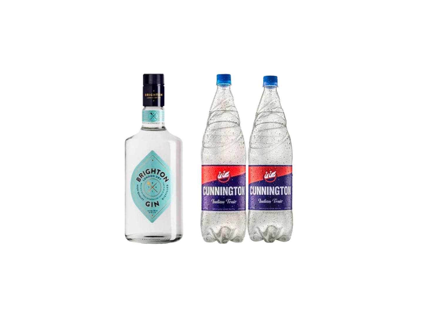 Gin Brighton + Agua tonica 1,5lt